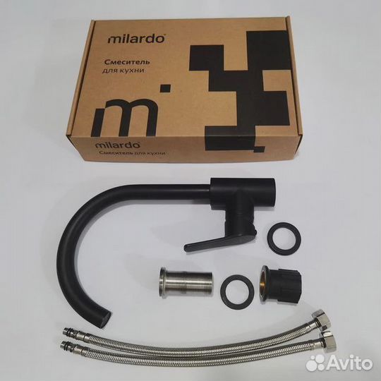 Смеситель для кухни Milardo m01blj0m05 Черный