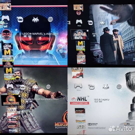 Sony PS3 Super Slim + Прошита 70 игр