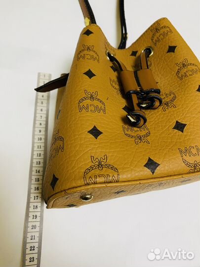 Сумочка mini MCM Dessau drawstring Visetos