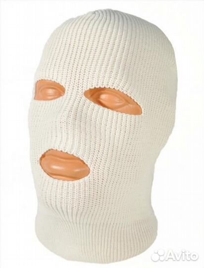 Балаклава-маска белая новая