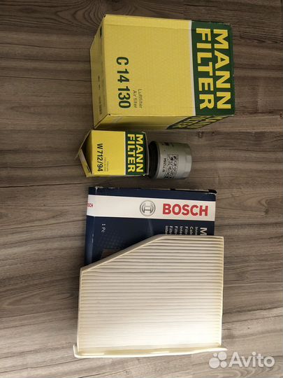 Комплект фильтров для то-2 volkswagen tiguan 1,4