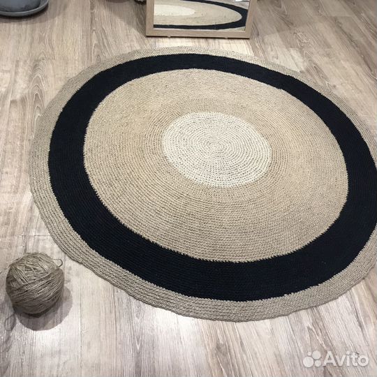 Ковёр дизайнерский из джута