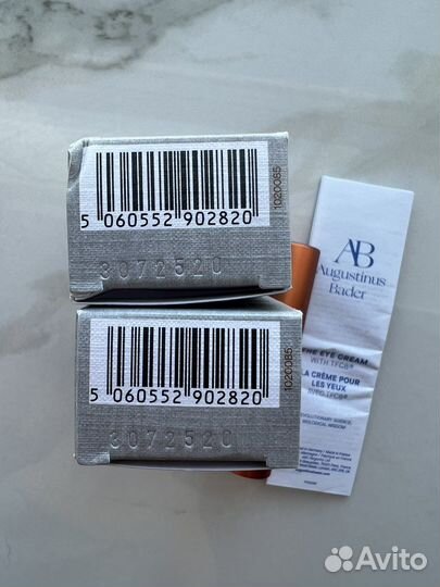Augustinus Bader крем для век, масло,крем для лица