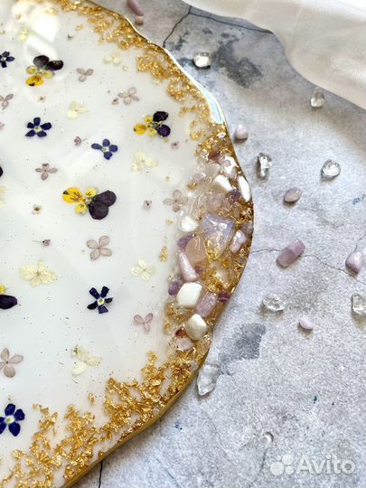 Поднос из эпоксидной смолы