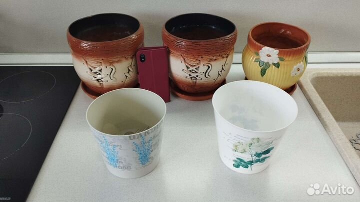 Цветочные горшки