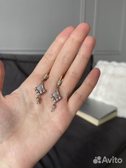 Золотые серьги