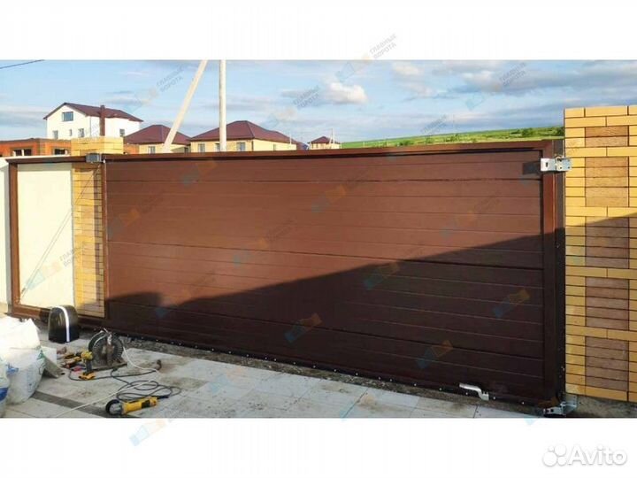 Откатные ворота / Автоматика для ворот