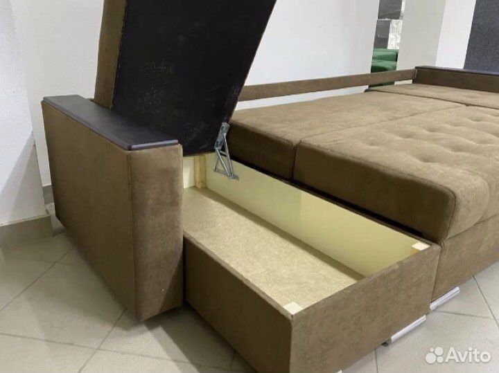 П образный диван 84