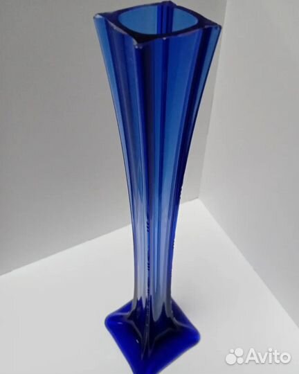 Ваза цветное стекло