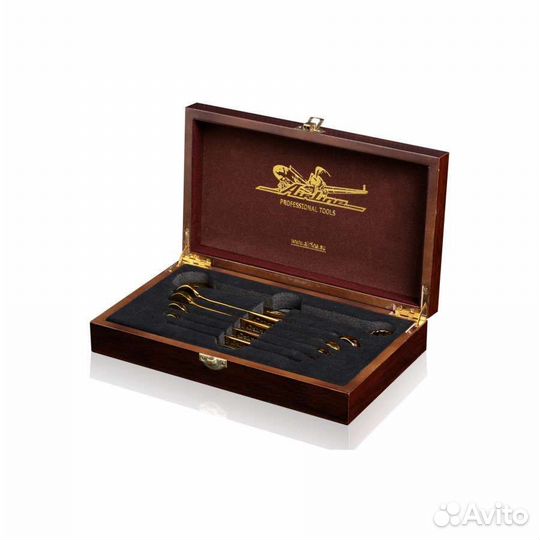 Набор подарочный в деревянно(позолоченные) 6 предм