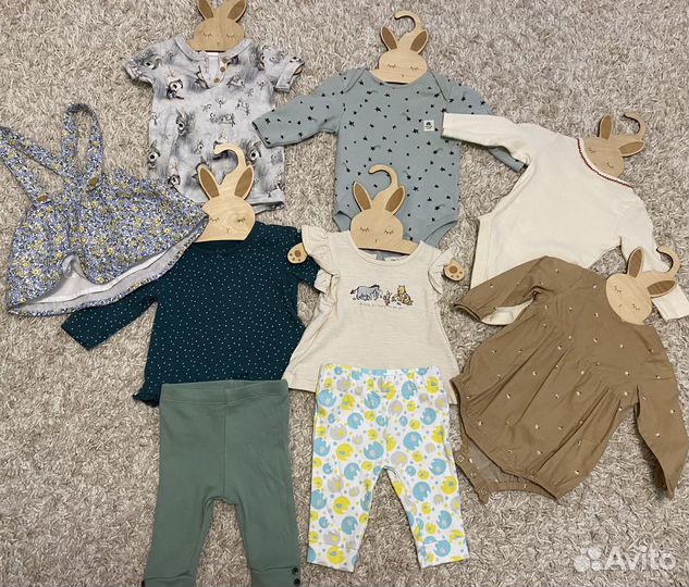 Пакет фирменной одежды для девочки next 56-62