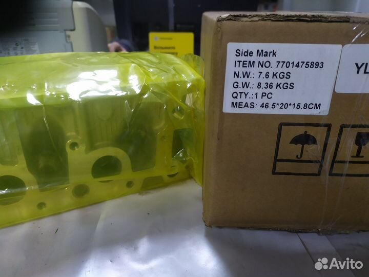 Новая гбц Renault K7M K7J 8 клапанов