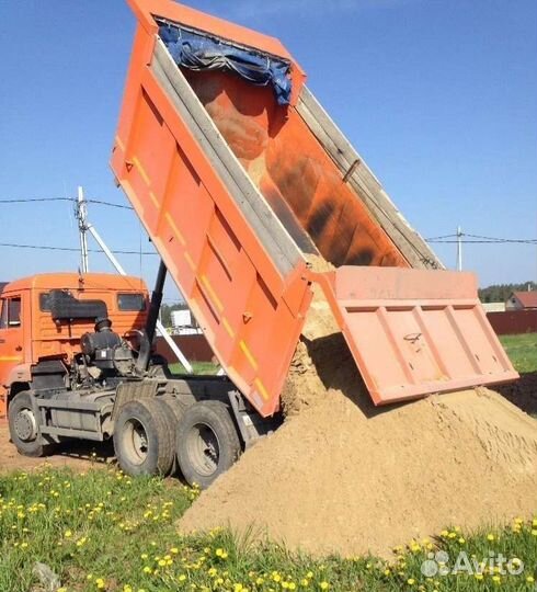 Песок щебень доставка