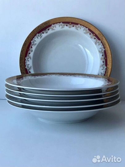 Набор глубоких тарелок Bohemia Thun