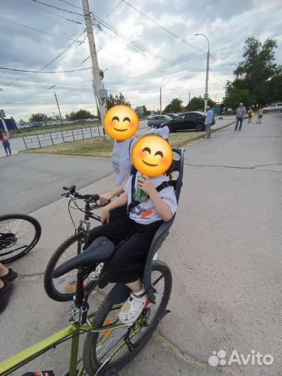 Детское велокресло заднее