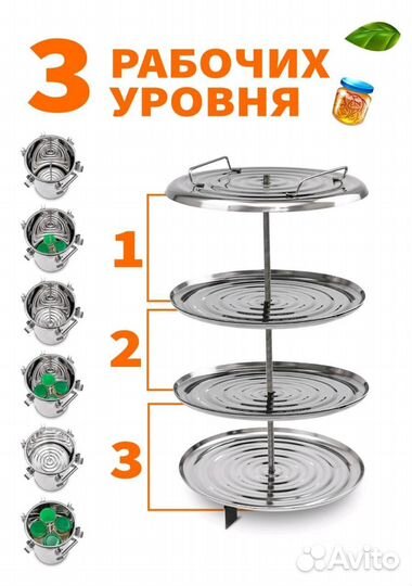 Автоклав Добрый Жар 2 в 1, 17 л, нержавеющая сталь