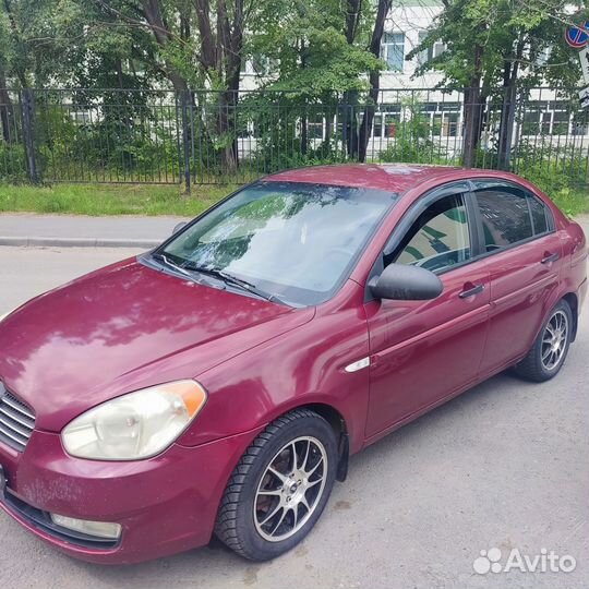 Hyundai Verna 1.4 МТ, 2006, 280 000 км