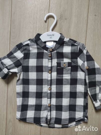 Рубашки х/б детские р. 86, 92
