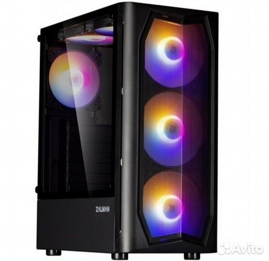 NEW корпус Zalman N4 Rev1, 6Fan RGB сетка и стекло