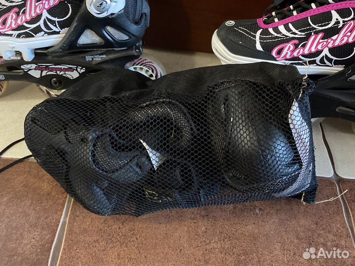 Детские ролики и защита 32-35