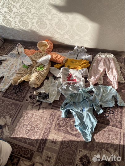 Детские вещи пакетом для мальчика от 3х до годика