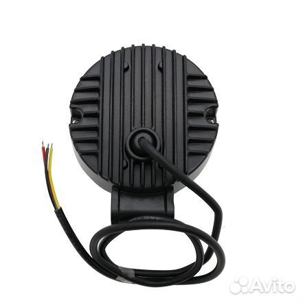 Металлические противотуманки на мото, 2 шт + выкл