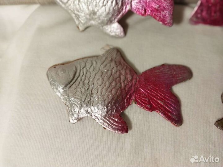 Елочные украшения ссср, картонные