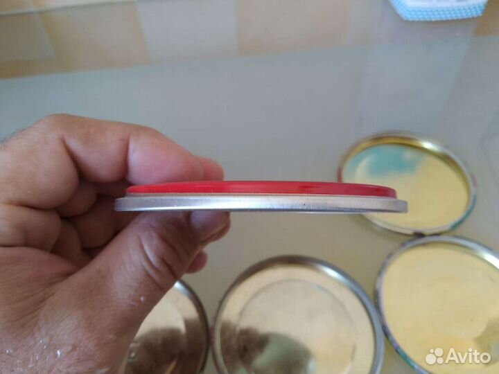 Крышки для черной икры, новые. СССР