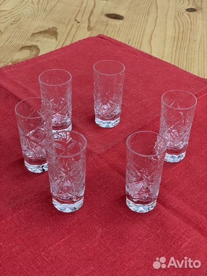 Рюмки хрустальные