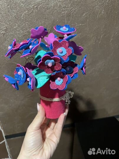 Поделка ко дню матери,на день учителя разные цветы