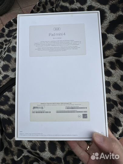 Планшет apple iPad mini 4 gold/ sim/ 16gb