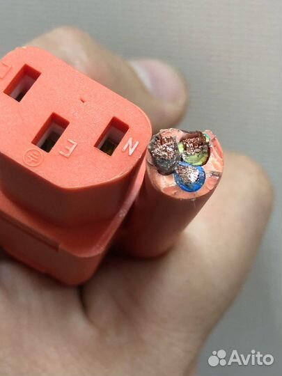 Кабель питания 3х2.5 мм² (С13) 2 метра. Для Асика