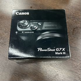 Canon g7x mark iii Black