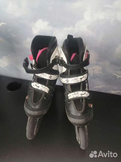 Роликовые коньки детские раздвижные 34-36