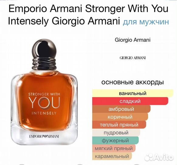 Giorgio Armani Stronger With You Intensely 100 мл