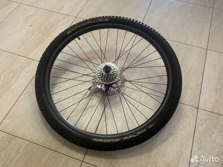 Заднее колесо 26 в сборе диск трещётка