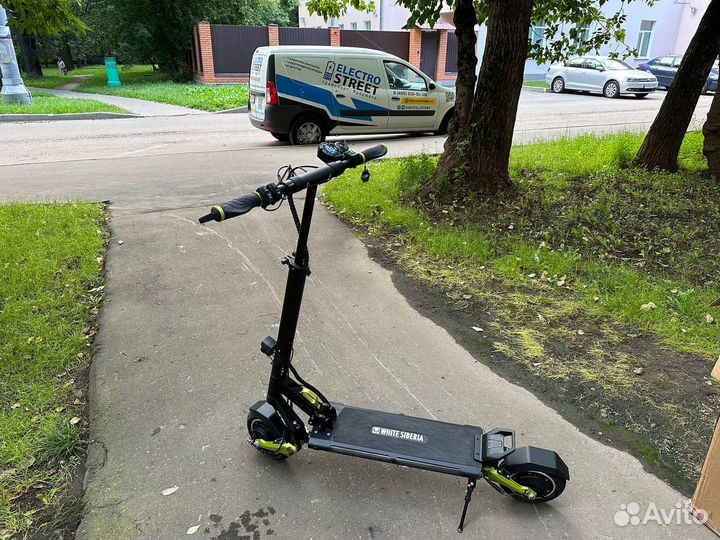 Электросамокат White Siberia sputnik Elka Green