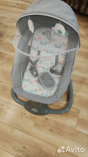 Электрокачели для новорожденных детский шезлонг