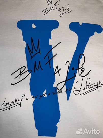 Худи Vlone BMF Big Meech White оригинал США