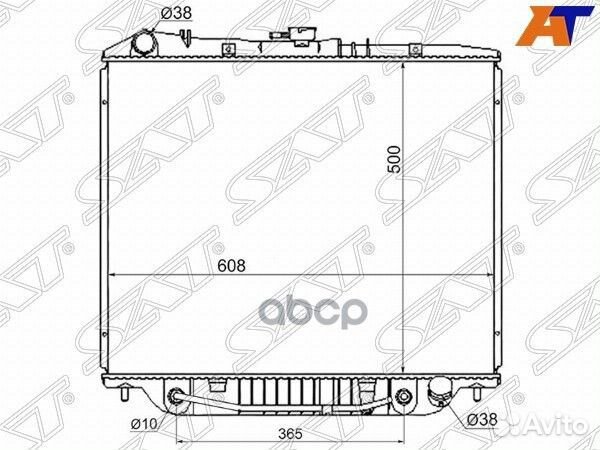 Радиатор Honda Passport 93-02 / Isuzu Bighorn 9