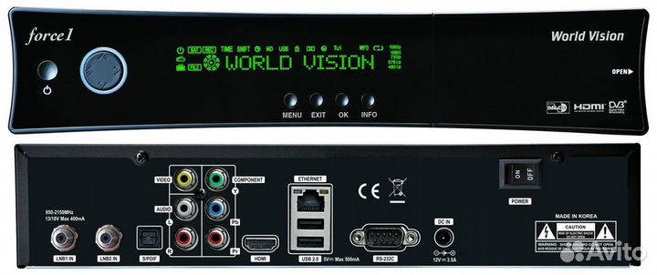 Спутниковый ресивер World Vision Force1