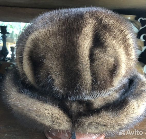 Шапка норковая женская. Выделка меха отл качества