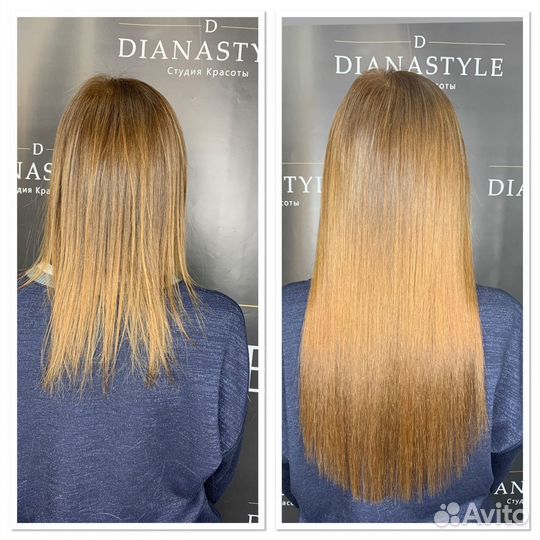 Наращивание натуральных славянских волос