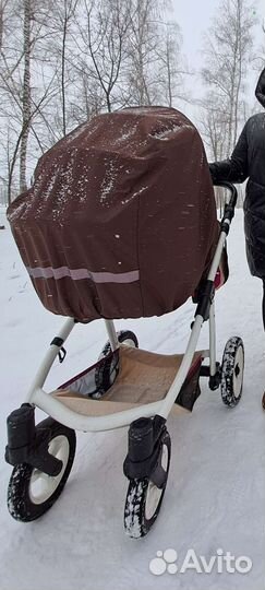Чехол от дождя и снега на коляску