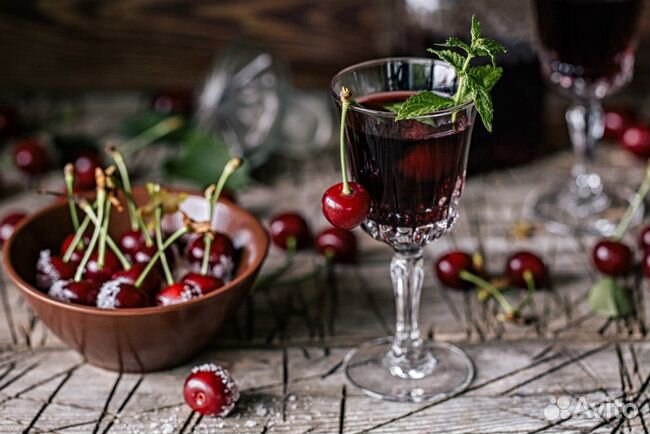 Сироп для коктейлей Вишня Черное море 1л