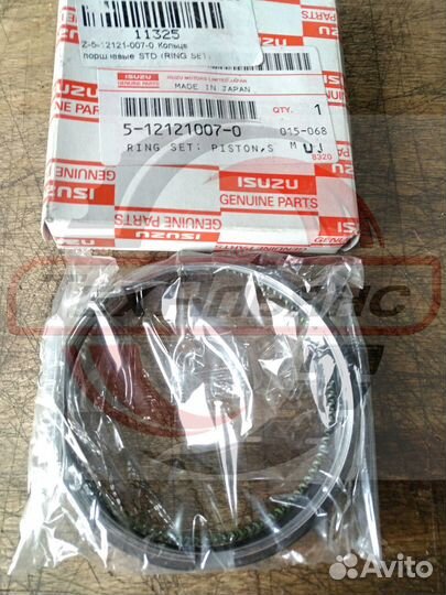 Кольца поршневые 5-12121007-0 isuzu