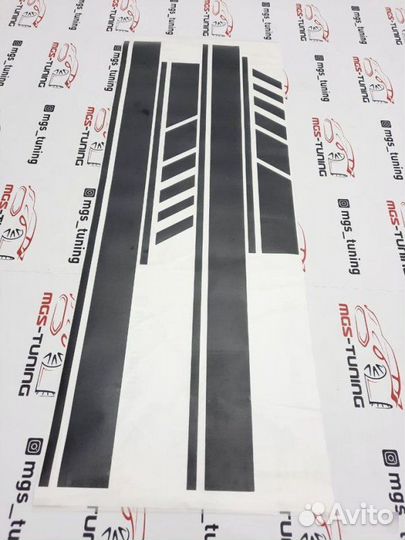 Наклейки AMG Edition на G-Class W463 черный мат