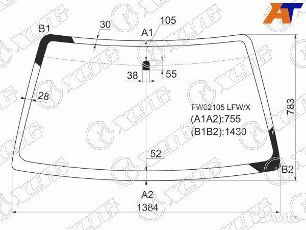 Стекло лобовое suzuki escudo