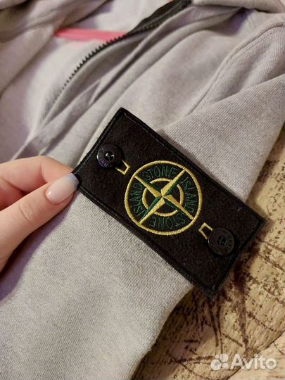 Stone island кофта на молнии