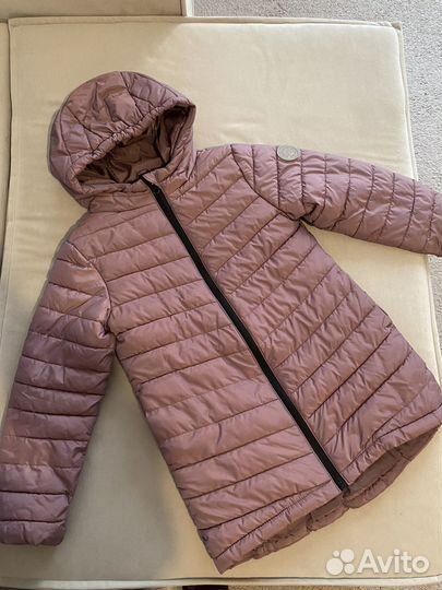 Куртка деми 128 + пакет теплой одежды